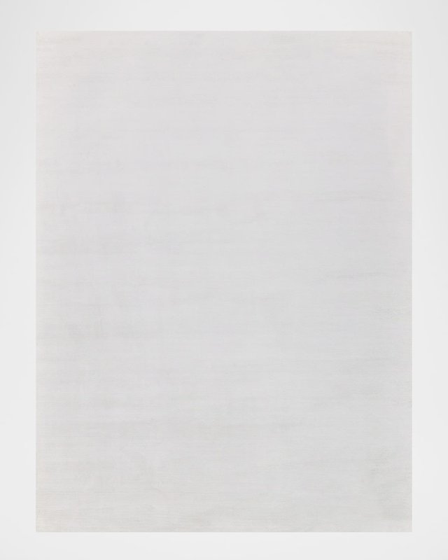 Velutto Hand-Loomed White Rug, 10' x 14'